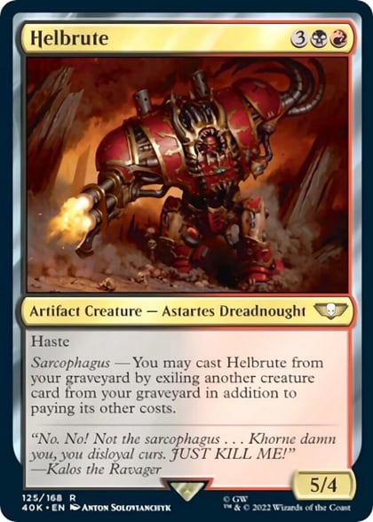 Helbrute (Surge Foil), Universes Beyond: Warhammer 40,000 125