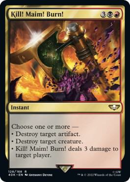 Kill! Maim! Burn!, Universes Beyond: Warhammer 40,000 128