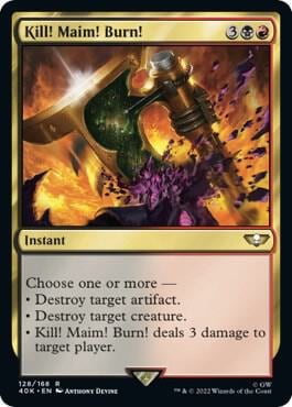 Kill! Maim! Burn!, Universes Beyond: Warhammer 40,000 128