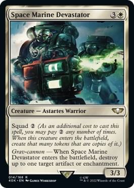 Space Marine Devastator (Surge Foil), Universes Beyond: Warhammer 40,000 14
