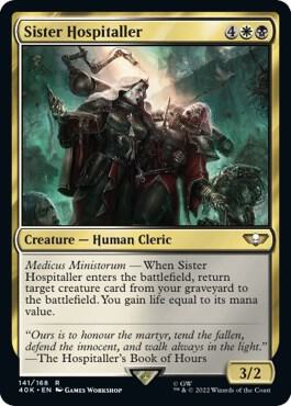 Sister Hospitaller, Universes Beyond: Warhammer 40,000 141