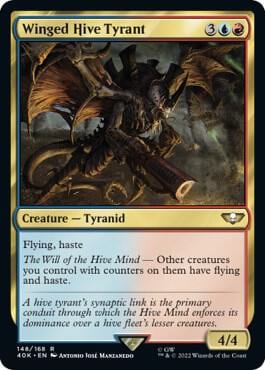 Winged Hive Tyrant (Surge Foil), Universes Beyond: Warhammer 40,000 148