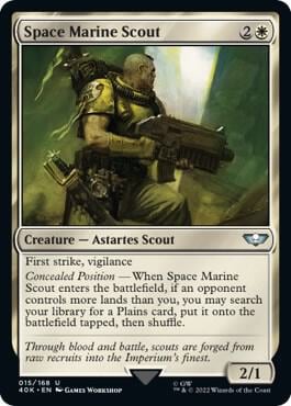 Space Marine Scout, Universes Beyond: Warhammer 40,000 15
