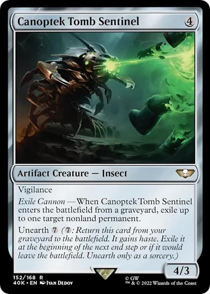 Canoptek Tomb Sentinel (Surge Foil), Universes Beyond: Warhammer 40,000 152