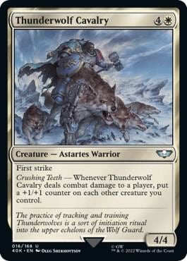 Thunderwolf Cavalry (Surge Foil), Universes Beyond: Warhammer 40,000 16
