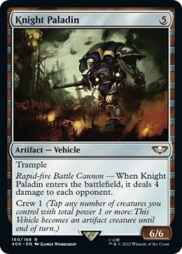 Knight Paladin (Surge Foil), Universes Beyond: Warhammer 40,000 160