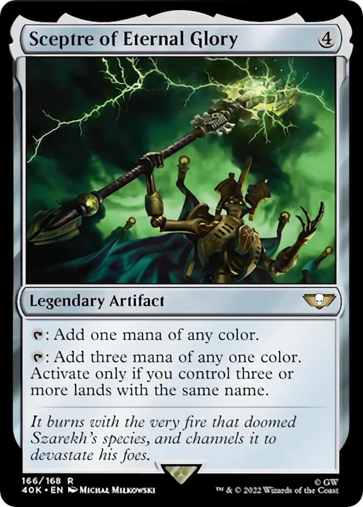 Sceptre of Eternal Glory (Surge Foil), Universes Beyond: Warhammer 40,000 166