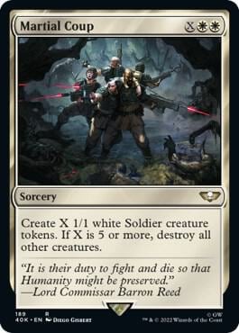 Martial Coup, Universes Beyond: Warhammer 40,000 189