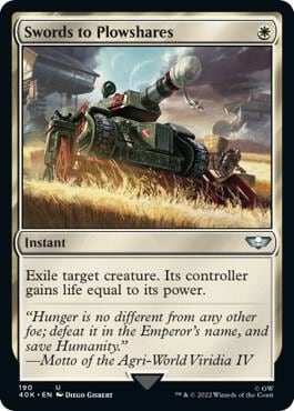 Swords to Plowshares, Universes Beyond: Warhammer 40,000 190