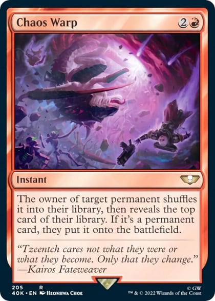 Chaos Warp, Universes Beyond: Warhammer 40,000 205