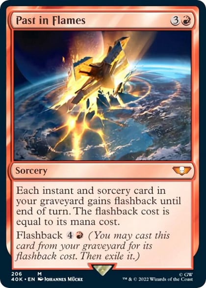 Past in Flames (Surge Foil), Universes Beyond: Warhammer 40,000 206