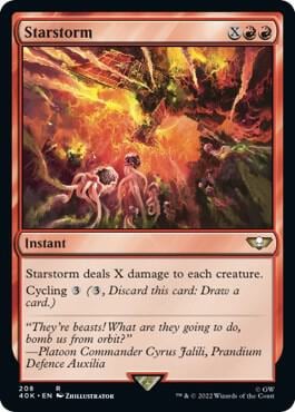 Starstorm (Surge Foil), Universes Beyond: Warhammer 40,000 208