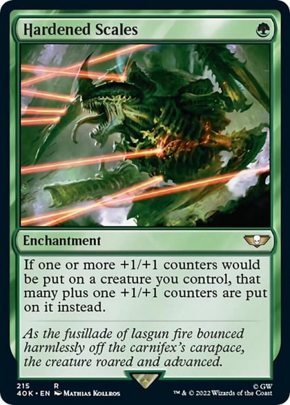 Hardened Scales (Surge Foil), Universes Beyond: Warhammer 40,000 215