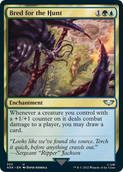 Bred for the Hunt (Surge Foil), Universes Beyond: Warhammer 40,000 222