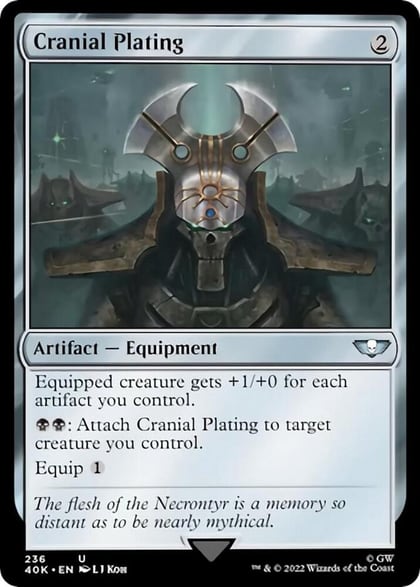 Cranial Plating (Surge Foil), Universes Beyond: Warhammer 40,000 236