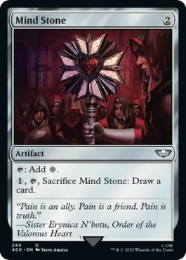 Mind Stone (244) (Surge Foil), Universes Beyond: Warhammer 40,000 244