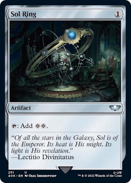 Sol Ring (251), Universes Beyond: Warhammer 40,000 251