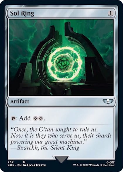 Sol Ring (252), Universes Beyond: Warhammer 40,000 252