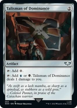 Talisman of Dominance (254) (Surge Foil), Universes Beyond: Warhammer 40,000 254