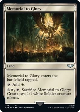 Memorial to Glory (Surge Foil), Universes Beyond: Warhammer 40,000 283