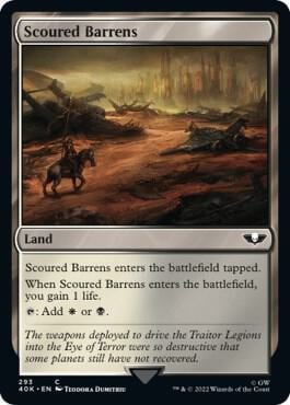 Scoured Barrens (Surge Foil), Universes Beyond: Warhammer 40,000 293