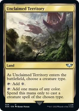 Unclaimed Territory (Surge Foil), Universes Beyond: Warhammer 40,000 304