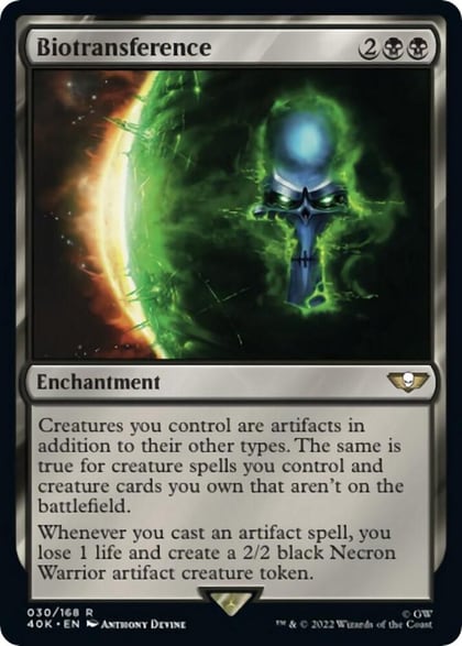Biotransference, Universes Beyond: Warhammer 40,000 30