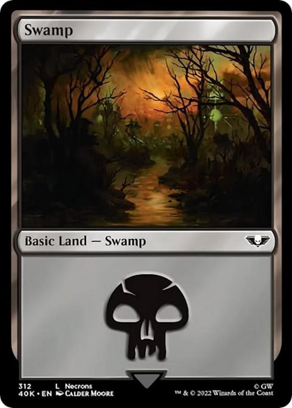 Swamp (312), Universes Beyond: Warhammer 40,000 312