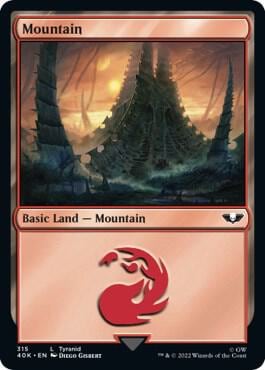 Mountain (315), Universes Beyond: Warhammer 40,000 315