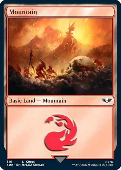 Mountain (316), Universes Beyond: Warhammer 40,000 316