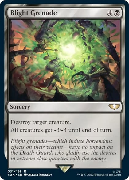 Blight Grenade, Universes Beyond: Warhammer 40,000 31