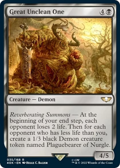 Great Unclean One (Surge Foil), Universes Beyond: Warhammer 40,000 35