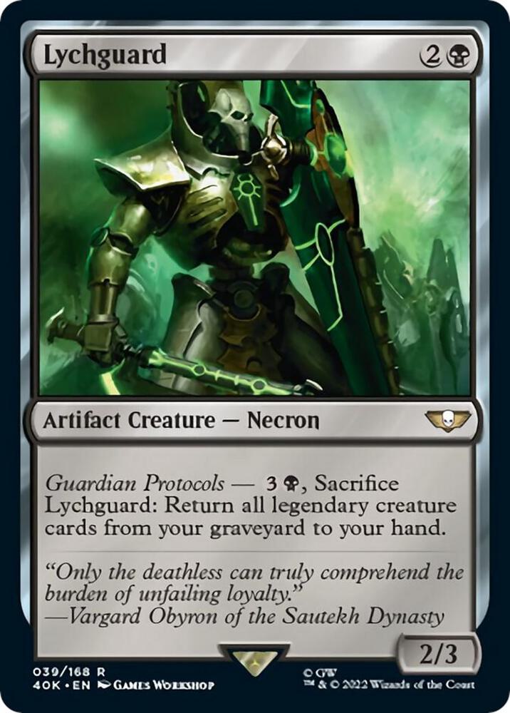 Lychguard, Universes Beyond: Warhammer 40,000 39