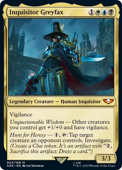 Inquisitor Greyfax (Surge Foil), Universes Beyond: Warhammer 40,000 3