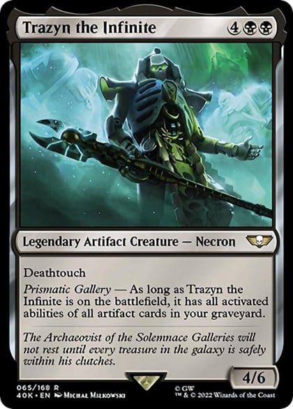 Trazyn the Infinite (Surge Foil), Universes Beyond: Warhammer 40,000 65