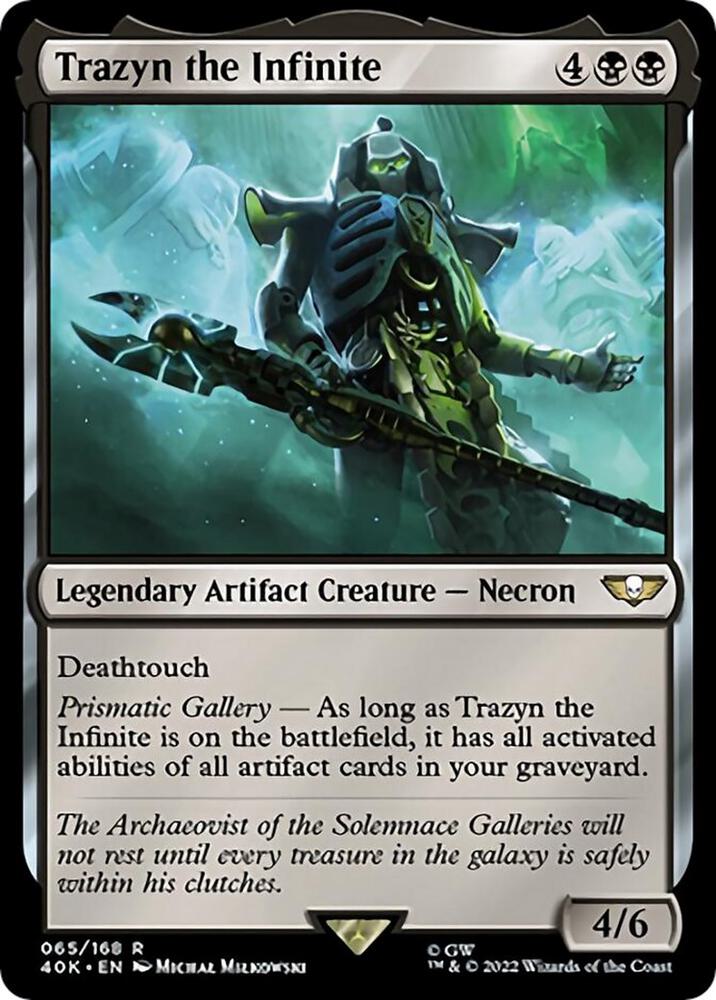 Trazyn the Infinite, Universes Beyond: Warhammer 40,000 65