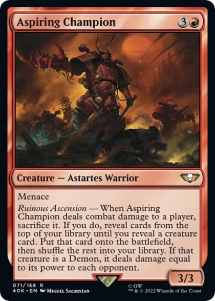 Aspiring Champion, Universes Beyond: Warhammer 40,000 71