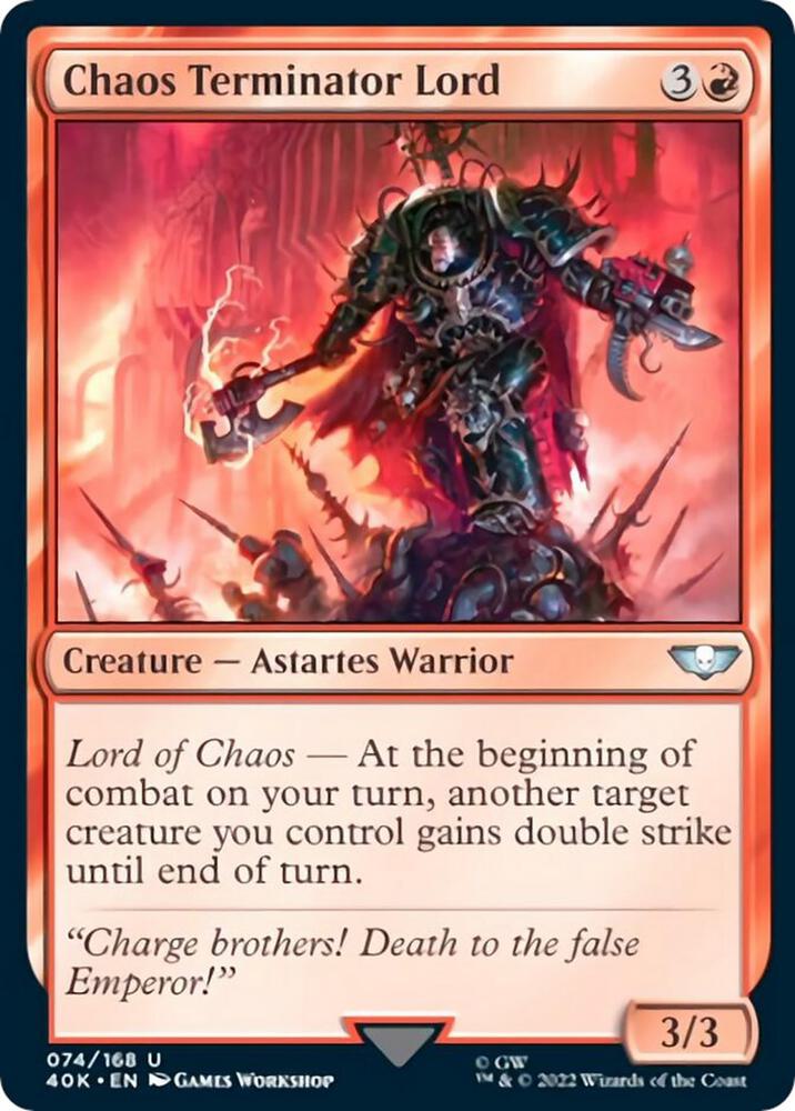 Chaos Terminator Lord, Universes Beyond: Warhammer 40,000 74