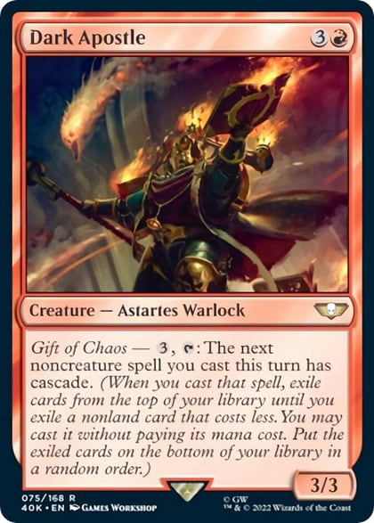 Dark Apostle, Universes Beyond: Warhammer 40,000 75