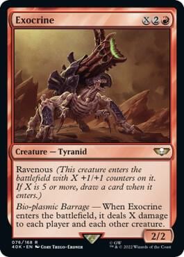 Exocrine (Surge Foil), Universes Beyond: Warhammer 40,000 76