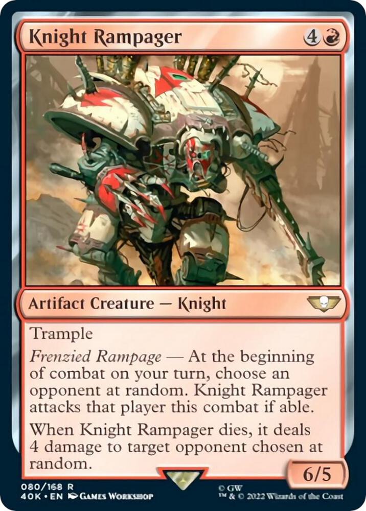 Knight Rampager, Universes Beyond: Warhammer 40,000 80
