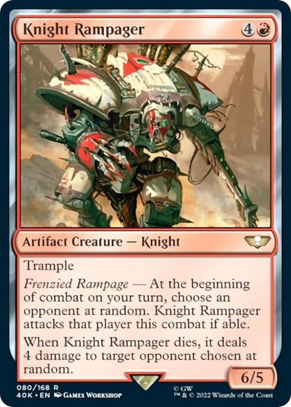 Knight Rampager, Universes Beyond: Warhammer 40,000 80