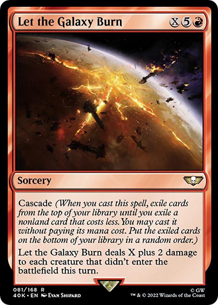 Let the Galaxy Burn (Surge Foil), Universes Beyond: Warhammer 40,000 81