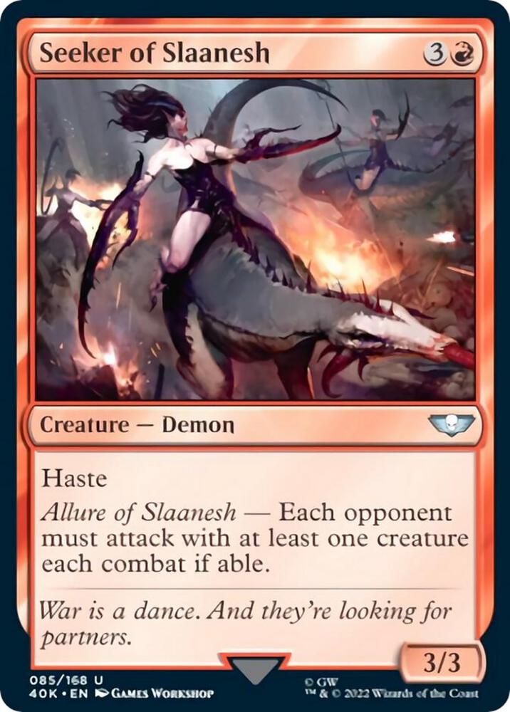 Seeker of Slaanesh (Surge Foil), Universes Beyond: Warhammer 40,000 85