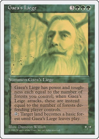 Gaea's Liege, Fourth Edition 131