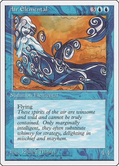 Air Elemental, Fourth Edition #1634