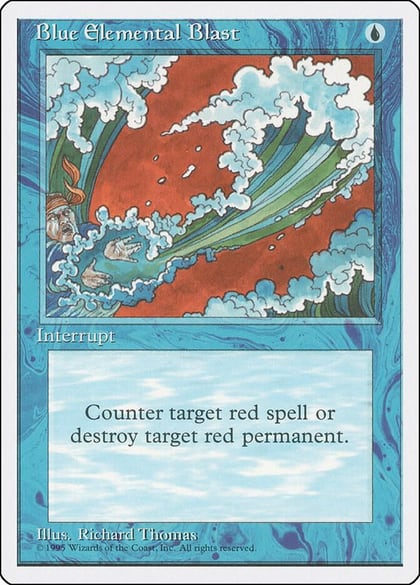 Blue Elemental Blast, Fourth Edition #1667