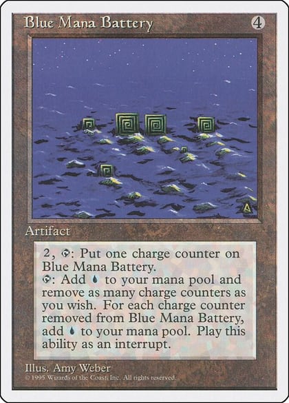 Blue Mana Battery, Fourth Edition #1668