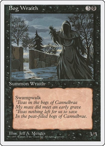 Bog Wraith, Fourth Edition #1671