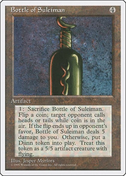 Bottle of Suleiman, Fourth Edition #1672
